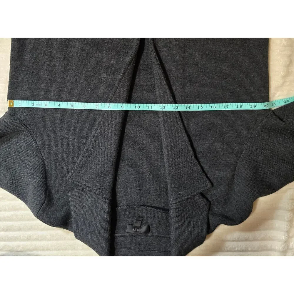 J. Crew Sophie Merino Wool Open Front Sweater Cardigan Blazer